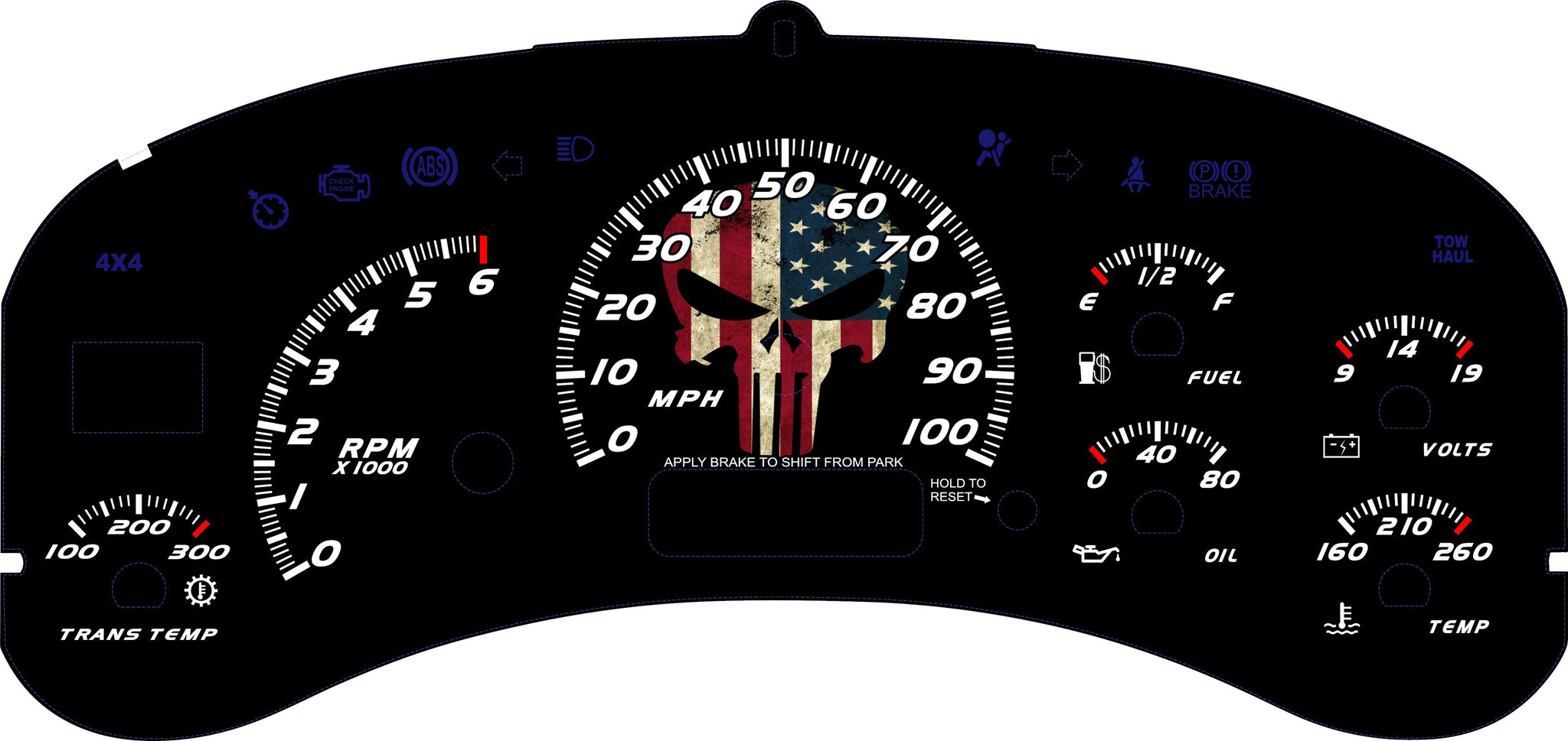 03-05 FULL SIZE TRUCK AND SUV OVERLAYS | GM Gauge Specialists
