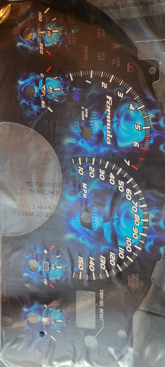 19931996 FIREBIRD V8 ONLY OVERLAYS GM Gauge Specialists