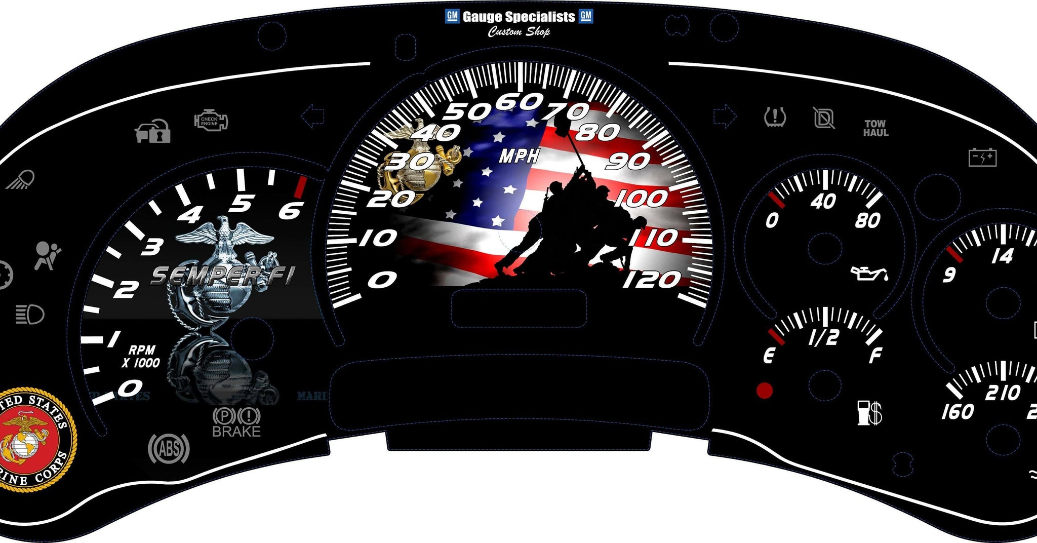 03-05 FULL SIZE TRUCK AND SUV OVERLAYS | GM Gauge Specialists