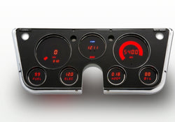 Intellitronix Teal LED Bar Digital Gauge Cluster Panel 1973-1987 Chevy Intellitronix Teal LED Bar Digital Gauge Cluster Panel 1973-1987 Chevy